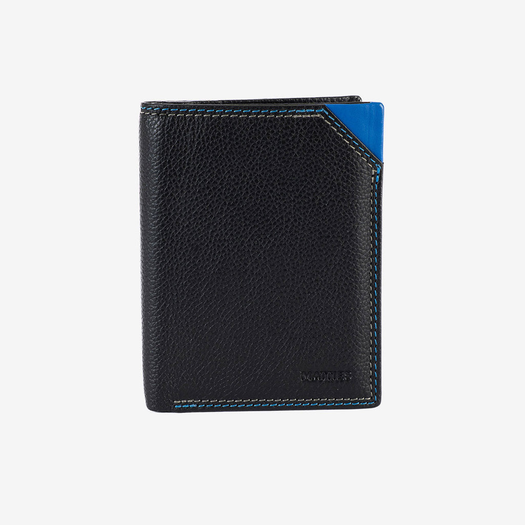 Men's wallet, Hudson series. 8.5 x 11.3 cm