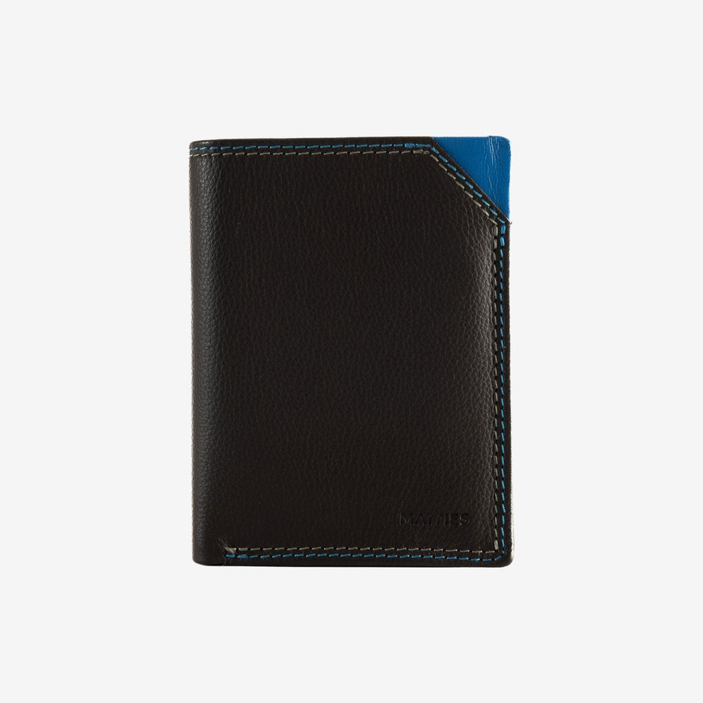 Men's wallet, Hudson series. 8.5 x 11.3 cm