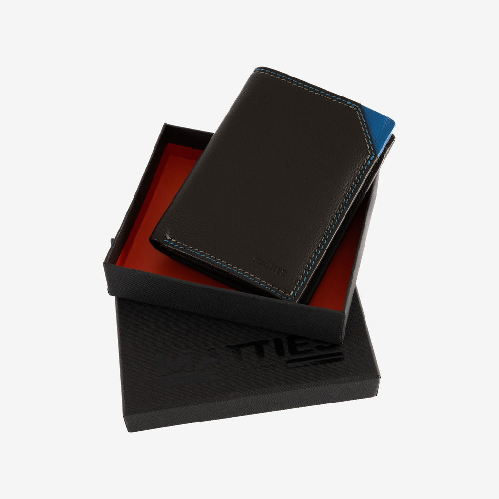 Men's wallet, Hudson series. 8.5 x 11.3 cm