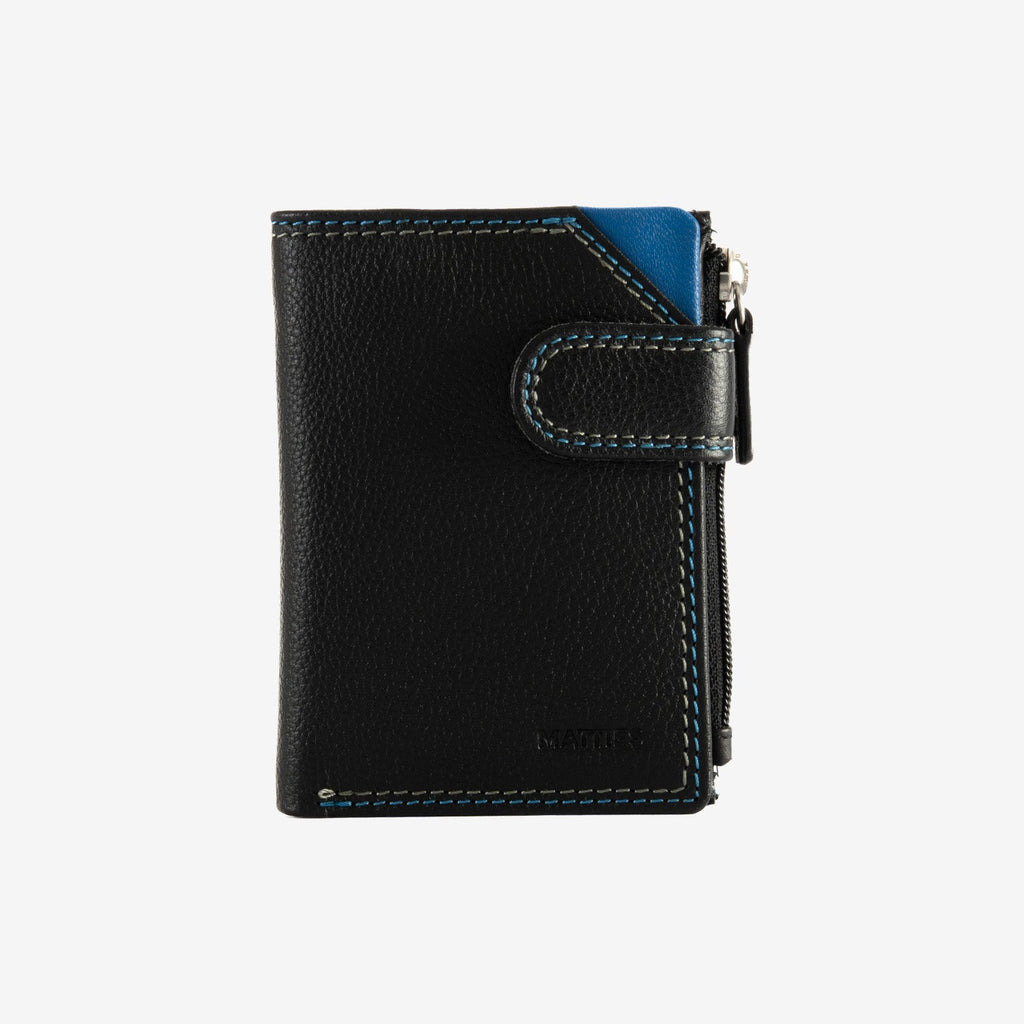 Men's wallet, Hudson series. 8 x 10.5 cm