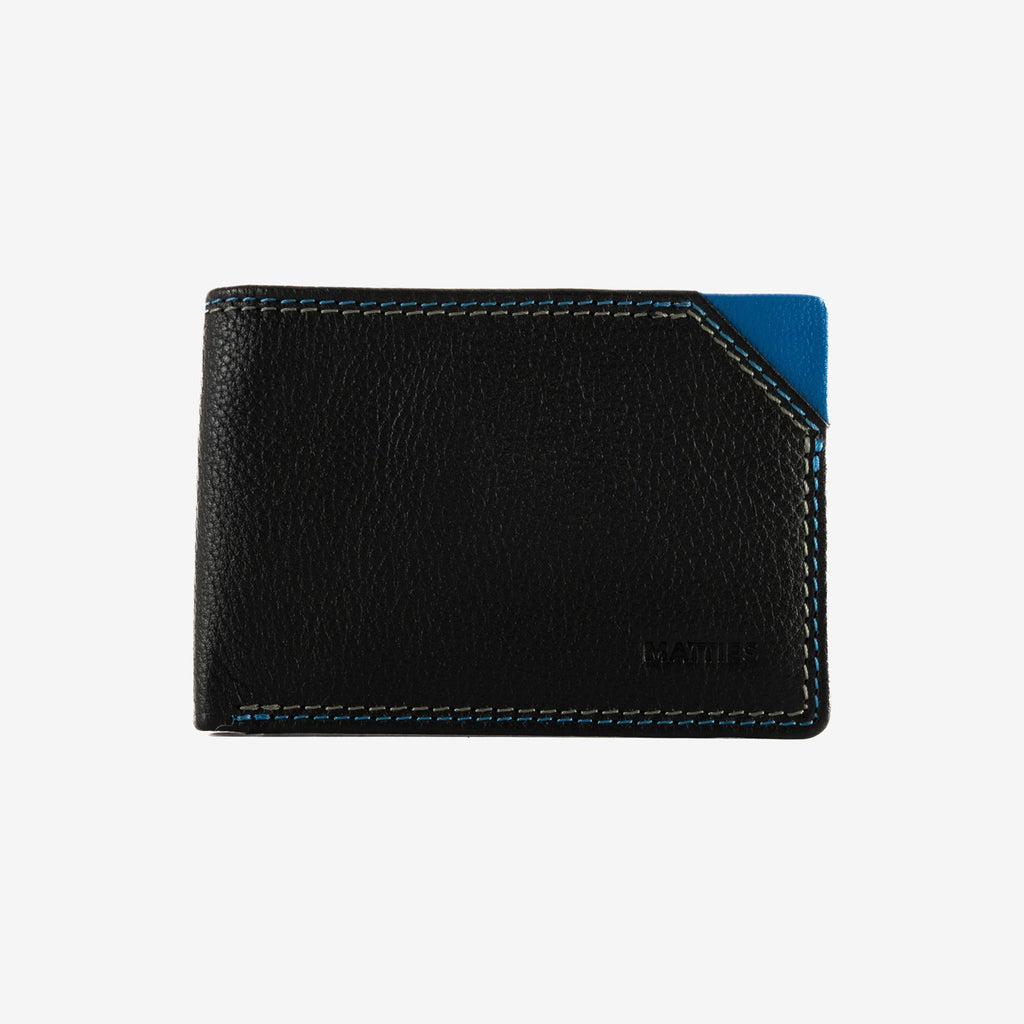 Men's wallet, Hudson series. 10.2 x 7.2 cm