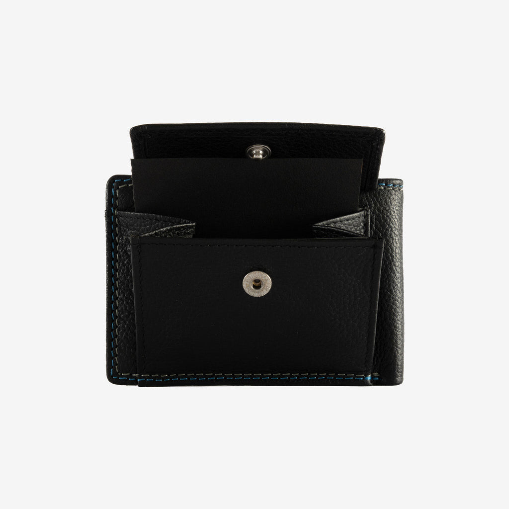Men's wallet, Hudson series. 10.2 x 7.2 cm