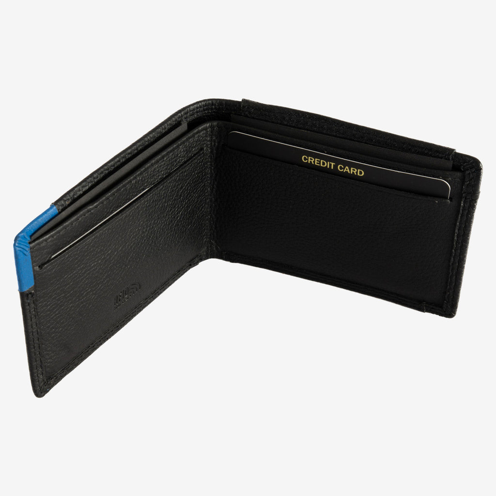 Men's wallet, Hudson series. 10.2 x 7.2 cm