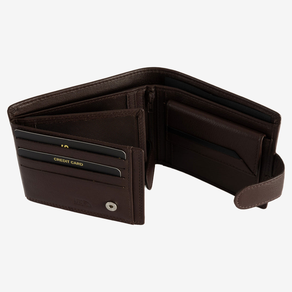 Men's wallet, Core Series. 11.5 x 9.5 cm