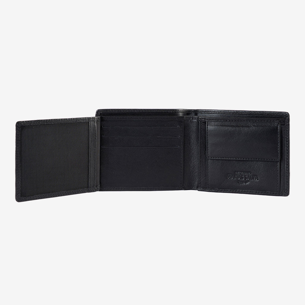 Men's wallet, Roots Series. 11 x 9 cm