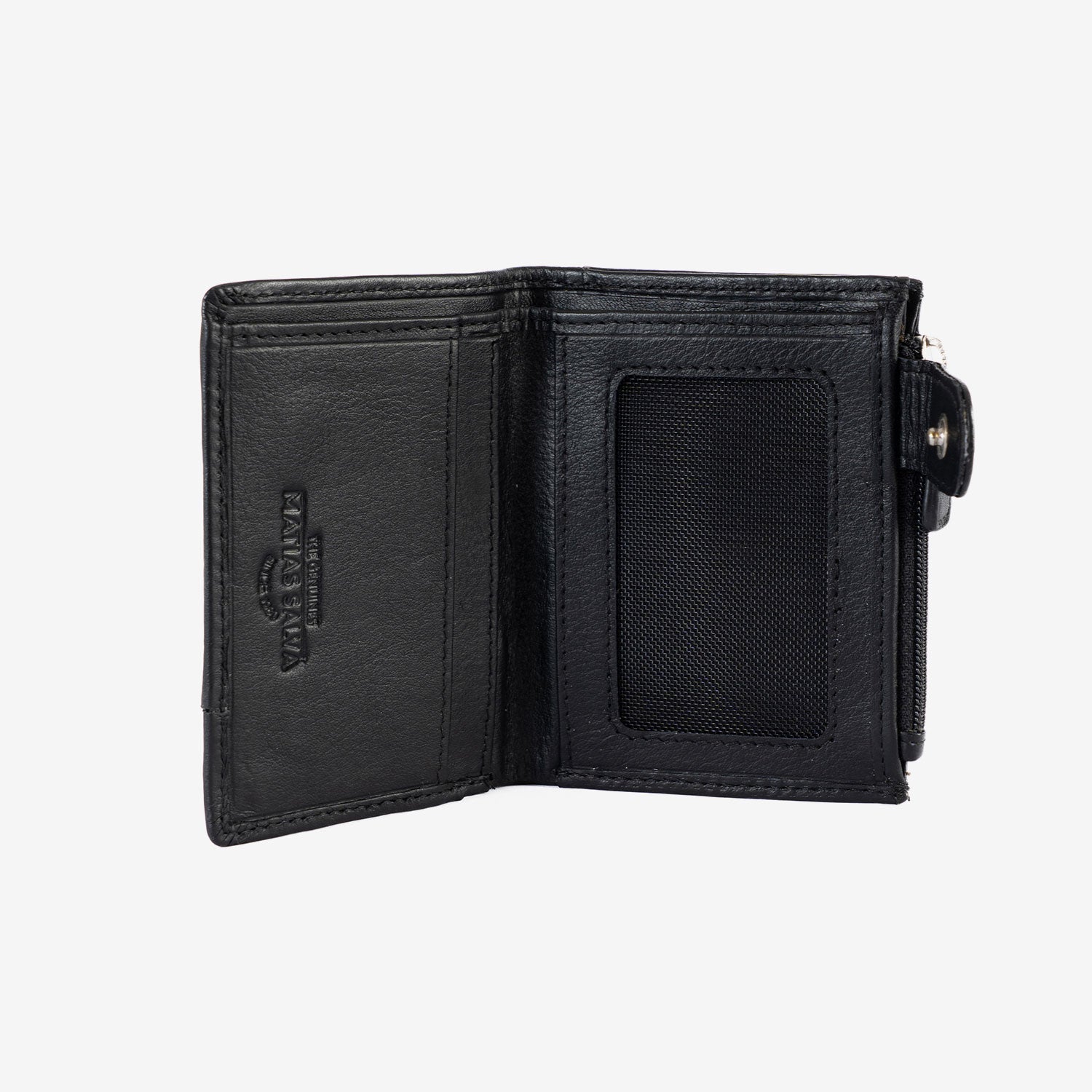 Cartera para hombre, Serie Roots. 8 x 10.5 cm