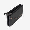 Monedero de piel para mujer, Serie line leather. 16x10 cm