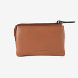 Monedero de piel para mujer, Serie line leather. 12x07 cm