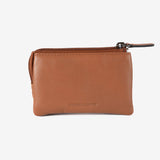 Leather wallet for women, leather color, Line leather series. 12x07 cm