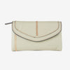 Cartera de piel para mujer, Serie stitch leather. 17x10 cm