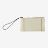 Monedero de piel para mujer, Serie stitch leather. 19.5x10.5 cm