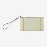 Monedero de piel para mujer, Serie stitch leather. 19.5x10.5 cm