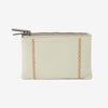 Monedero de piel para mujer, Serie stitch leather. 16x10 cm