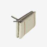 Monedero de piel para mujer, Serie stitch leather. 16x10 cm
