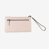 Leather wallet for women, beige color, Laser Leather series. 19.5x10.5 cm