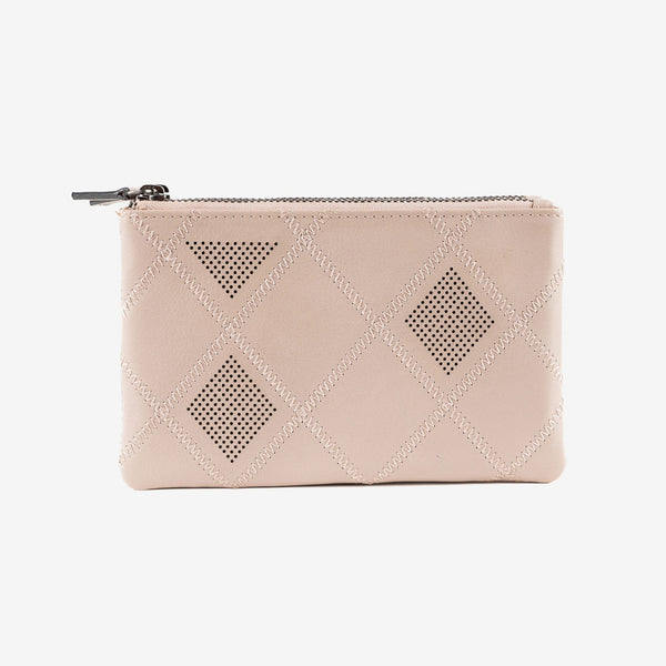 Monedero de piel para mujer, Serie laser leather. 16x10 cm