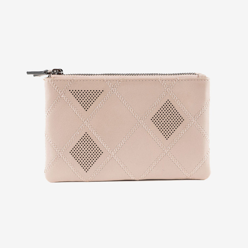 Monedero de piel para mujer, Serie laser leather. 16x10 cm