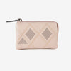 Monedero de piel para mujer, Serie laser leather. 12x07 cm