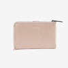 Billetero de piel para mujer, Serie strap leather. 14.5x9.5 cm