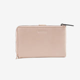 Billetero de piel para mujer, Serie strap leather. 14.5x9.5 cm