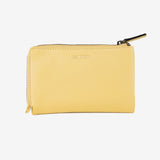 Billetero de piel para mujer, Serie strap leather. 14.5x9.5 cm