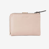 Billetero de piel para mujer, Serie strap leather. 12x09 cm