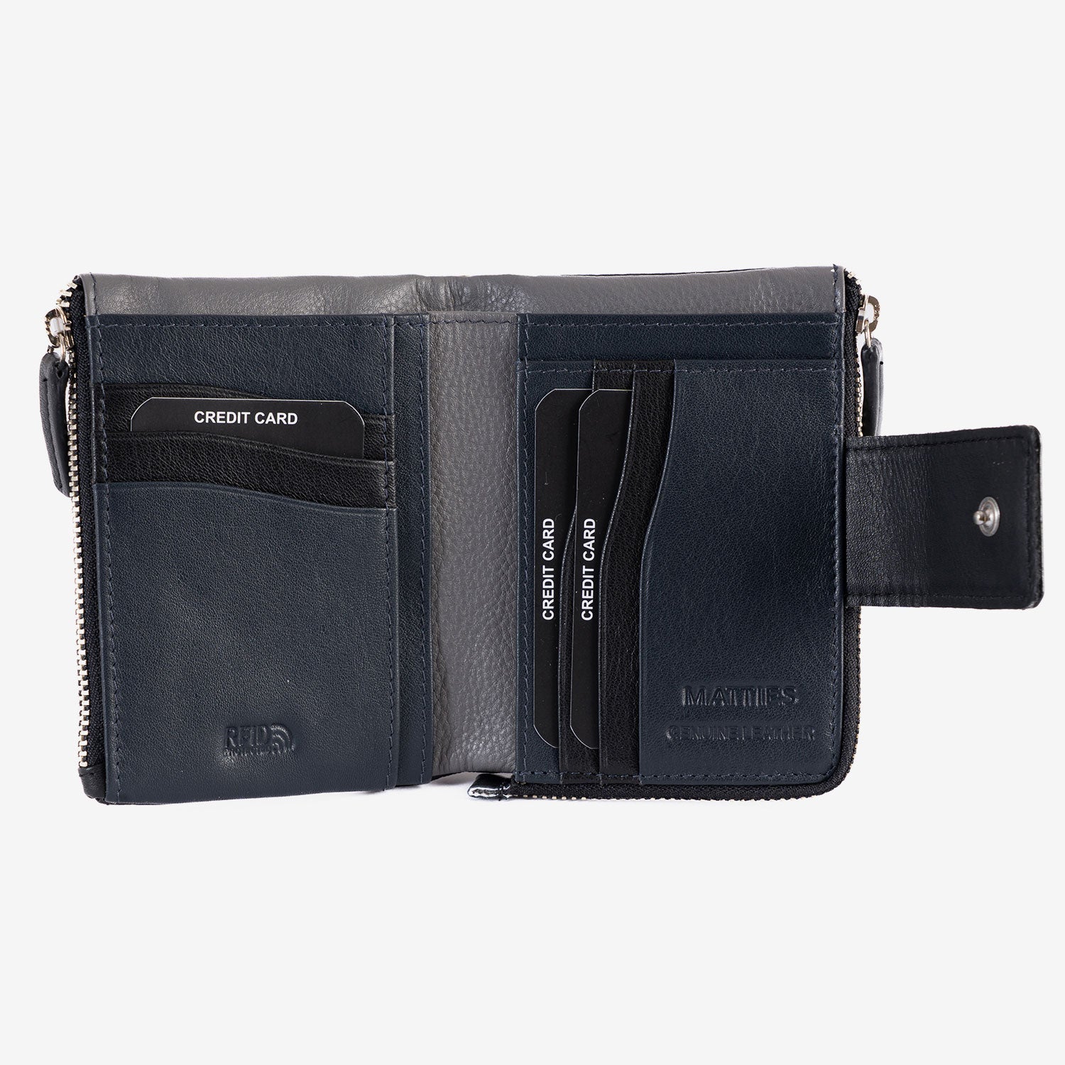 Billetero para mujer, Serie Nilo. 12 x 9 cm