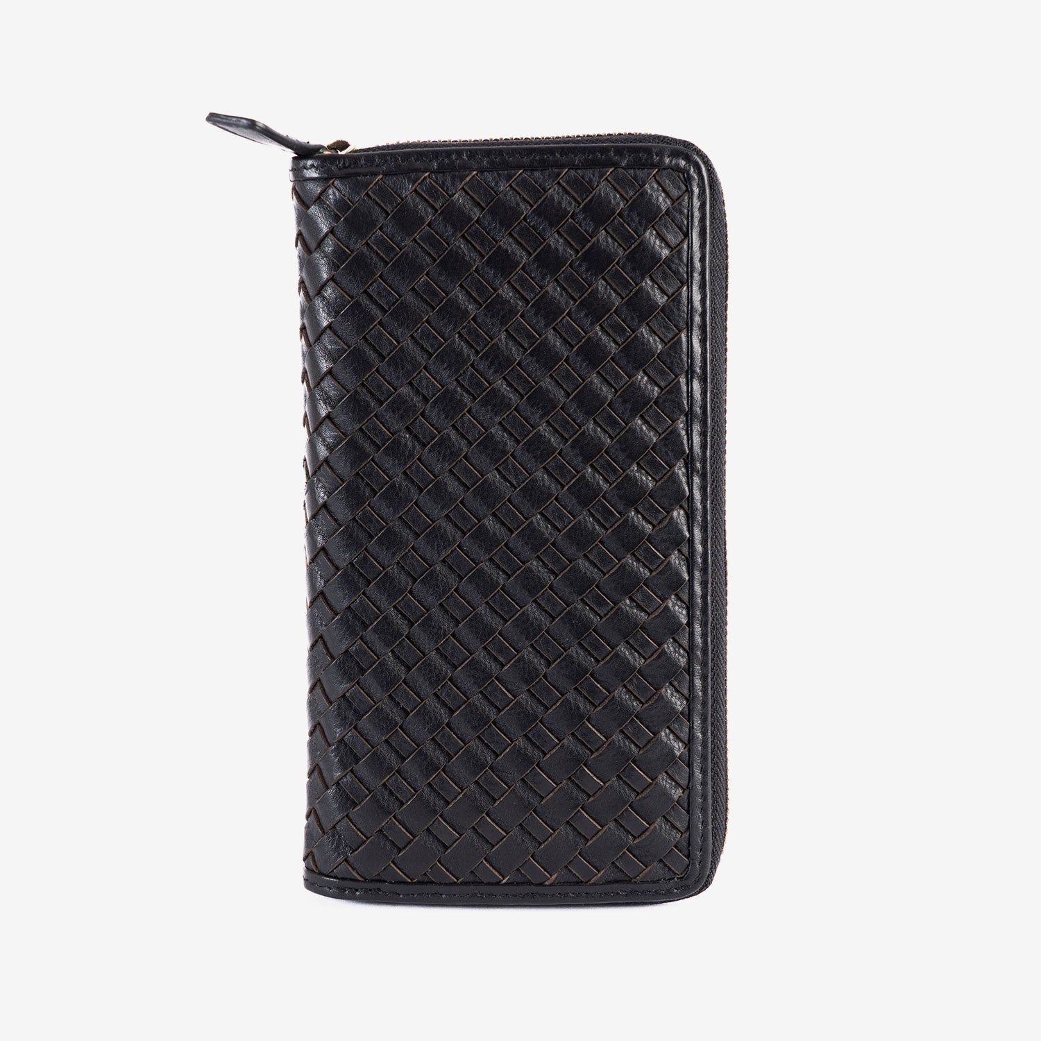 Billetero para mujer, Serie Trenzada. 17 x 10 cm
