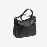 BOLSO DE MUJER, COLOR NEGRO-V, SERIE NEW CLASSIC. 30x24x10 CM