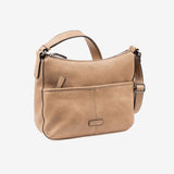 BOLSO DE MUJER, COLOR CAMEL-V, SERIE NEW CLASSIC. 30x24x10 CM