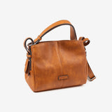 WOMEN'S BAG, LEATHER-V COLOR, NEW CLASSIC SERIES. 24x19x10.5 CM