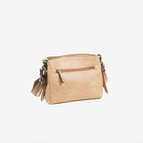 BOLSO DE MUJER, COLOR CAMEL-V, SERIE NEW CLASSIC. 24x19x10.5 CM