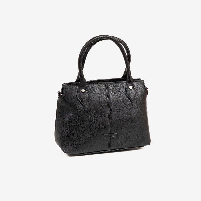 BOLSO DE MANO CON BANDOLERA, SERIE NEW CLASSIC. 28x20x11 CM