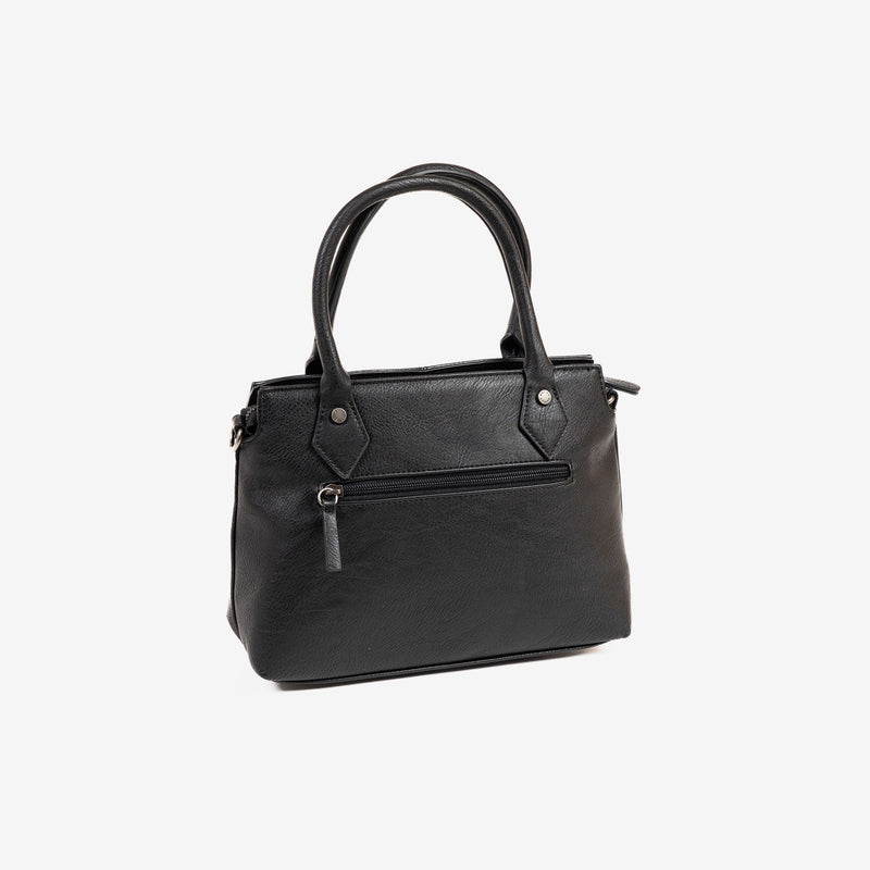 BOLSO DE MANO CON BANDOLERA, SERIE NEW CLASSIC. 28x20x11 CM