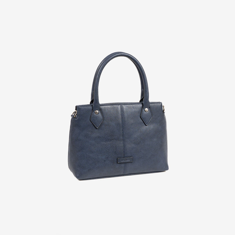 BOLSO DE MANO CON BANDOLERA, SERIE NEW CLASSIC. 28x20x11 CM