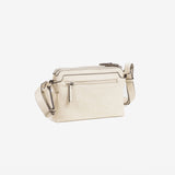 WOMEN'S BAG, BEIGE-V COLOR, NEW CLASSIC SERIES. 24x16x07 CM