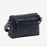 WOMEN'S BAG, BLUE-V COLOR, NEW CLASSIC SERIES. 24x16x07 CM