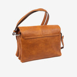 WOMEN'S BAG, LEATHER-V COLOR, NEW CLASSIC SERIES. 27x20x09 CM