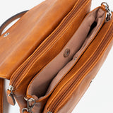 WOMEN'S BAG, LEATHER-V COLOR, NEW CLASSIC SERIES. 27x20x09 CM