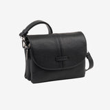 BOLSO DE MUJER, COLOR NEGRO-V, SERIE NEW CLASSIC. 20.5x16x08 CM