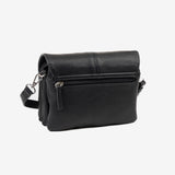 WOMEN'S BAG, BLACK-V COLOR, NEW CLASSIC SERIES. 20.5x16x08 CM