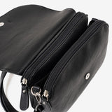 WOMEN'S BAG, BLACK-V COLOR, NEW CLASSIC SERIES. 20.5x16x08 CM