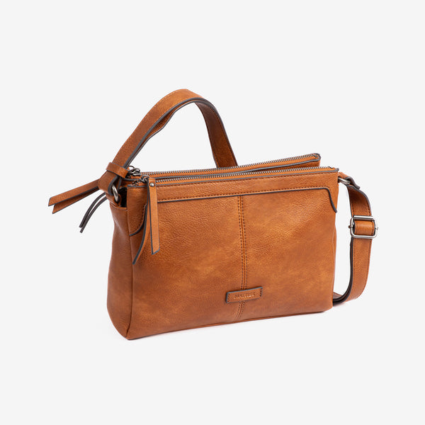 Bolso bandolera mujer, Serie New Classic. 27x18.5x09 cm