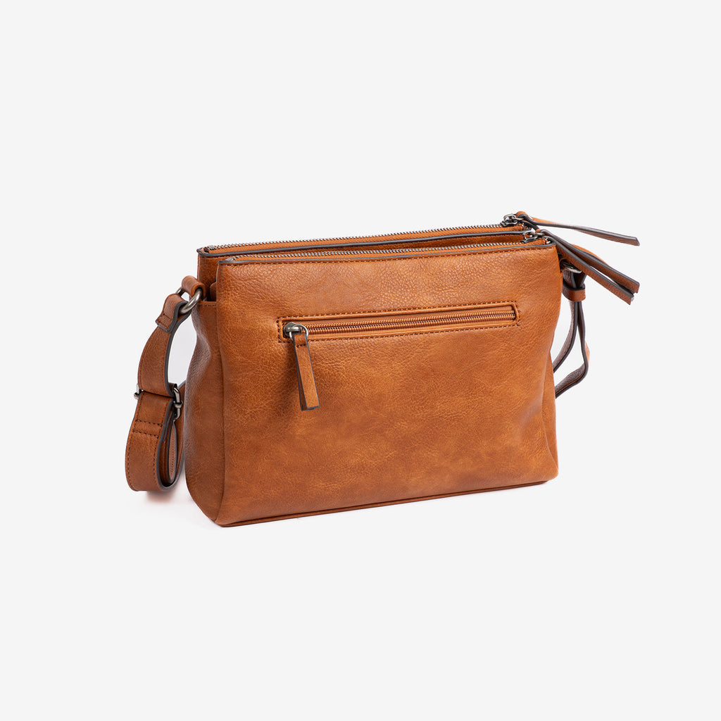 Bolso bandolera mujer, Serie New Classic. 27x18.5x09 cm