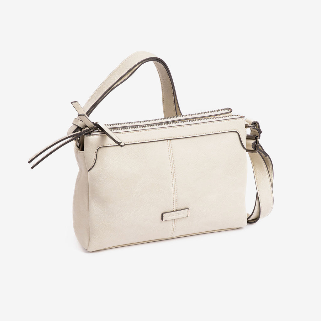 Bolso bandolera mujer, Serie New Classic. 27x18.5x09 cm