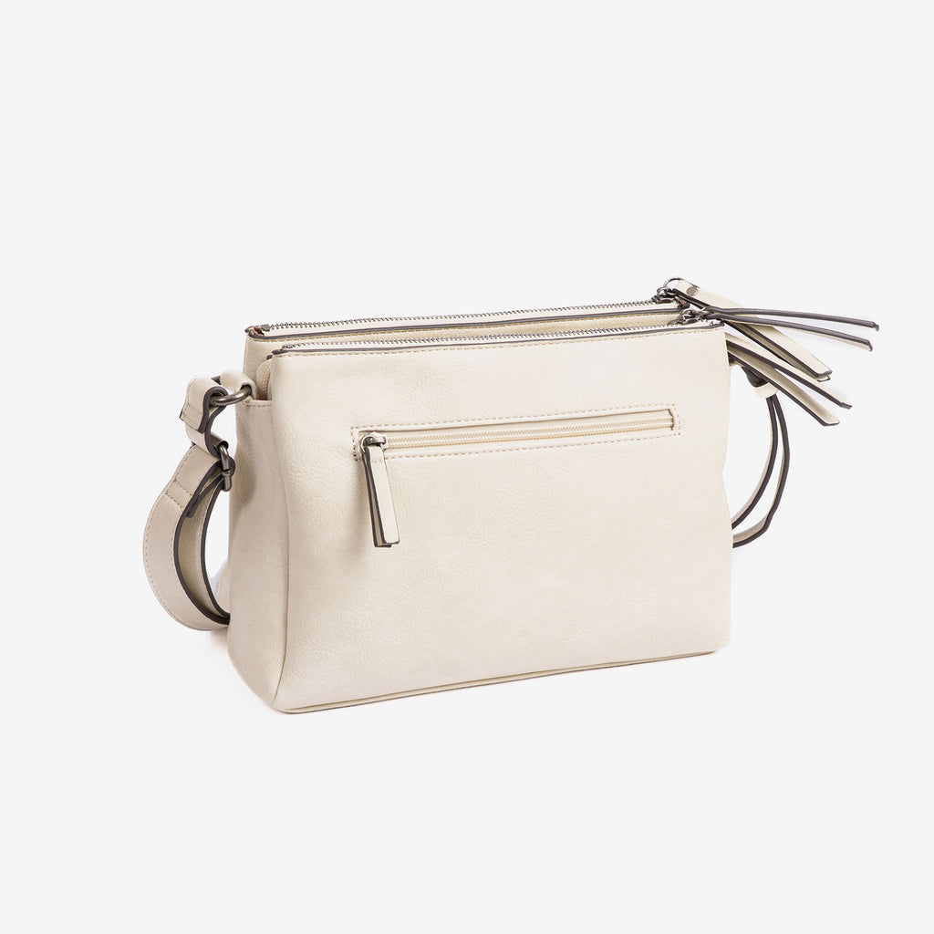 Bolso bandolera mujer, Serie New Classic. 27x18.5x09 cm