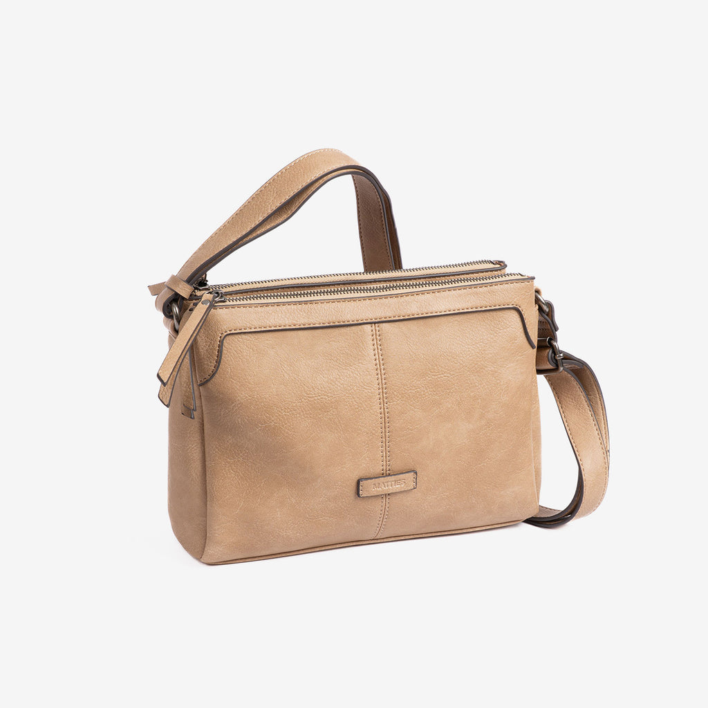 Bolso bandolera mujer, Serie New Classic. 27x18.5x09 cm