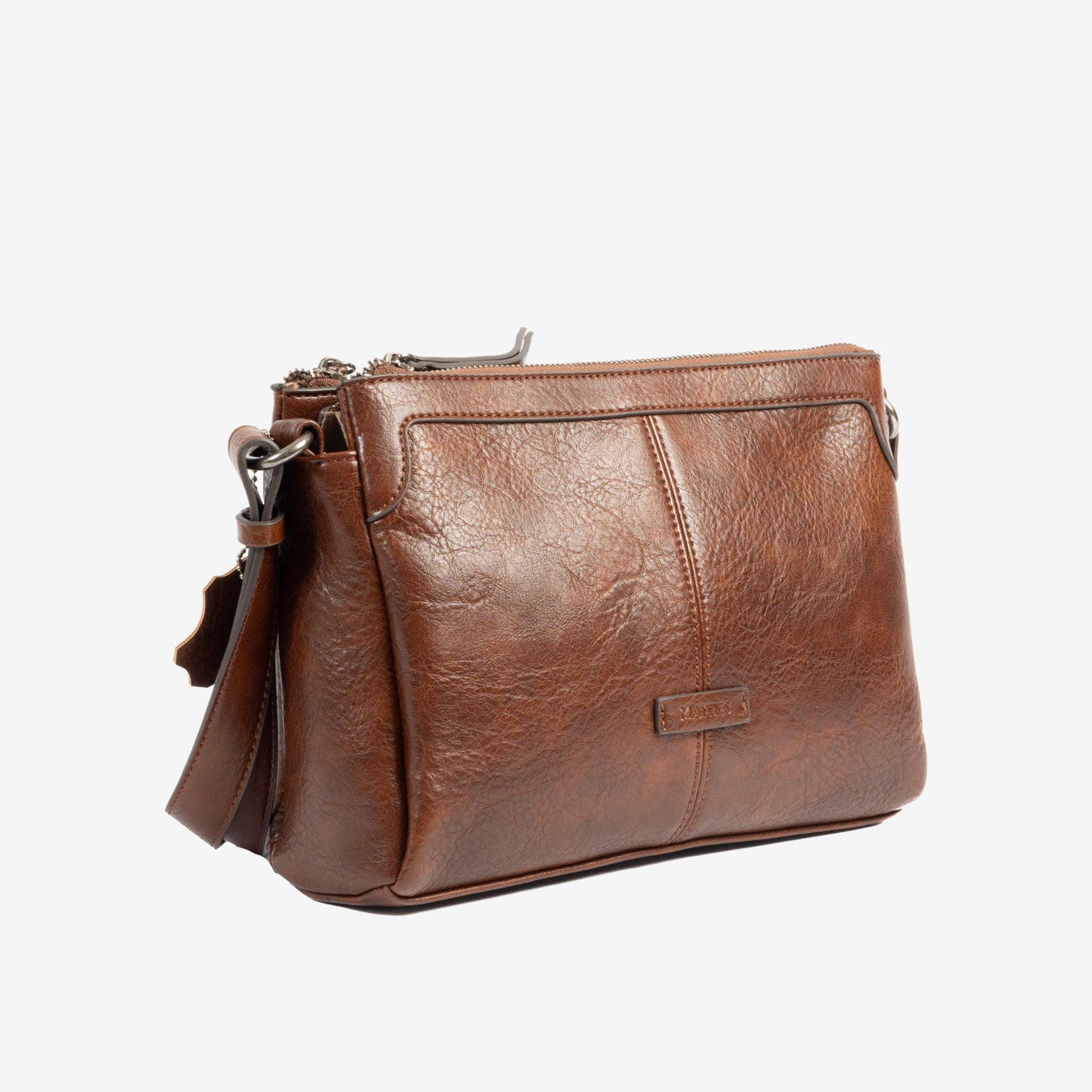 Bolso bandolera mujer, Serie New Classic. 27x18.5x09 cm