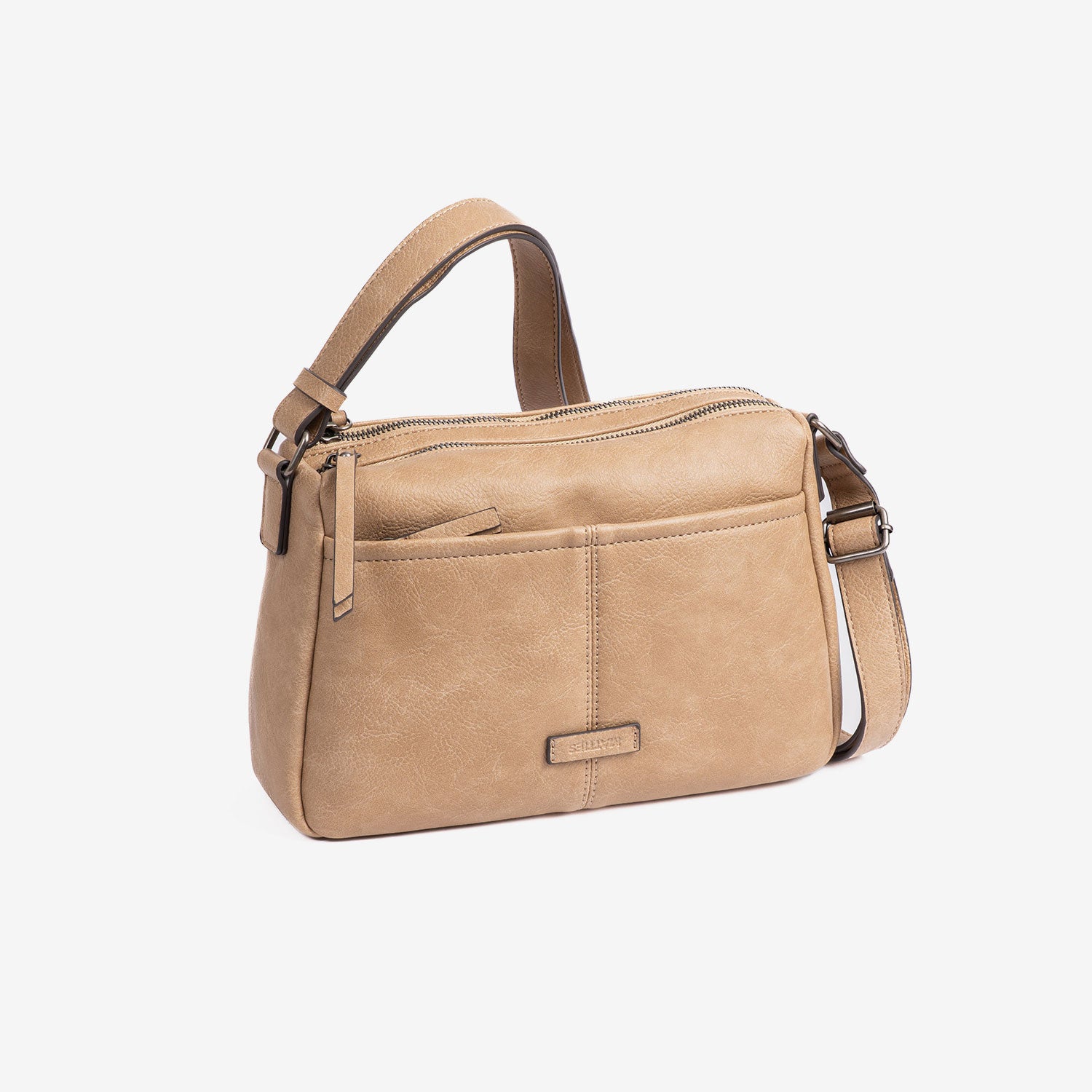 Bolso bandolera mujer, Serie New Classic. 27x17x8.5 cm