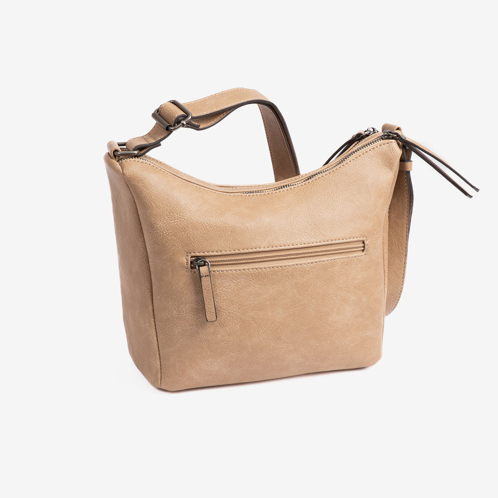 Bolso bandolera mujer, Serie New Classic. 24x22x11 cm